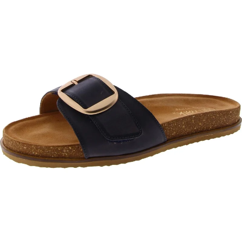 Cozy Comfort Style Sale SoftWalk Womens Una Leather Slip-On Slide Sandals