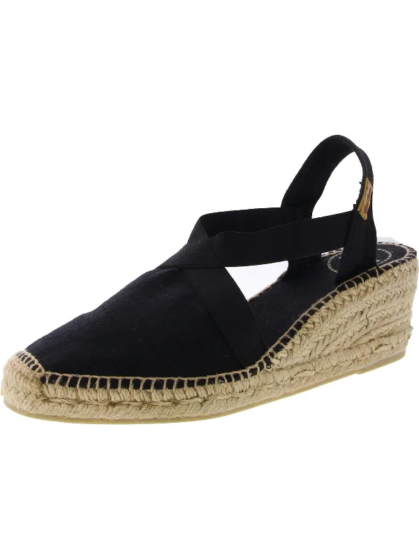 All-Day Comfort Shoes Promotion Ter Womens Canvas Slip On Espadrille Heels