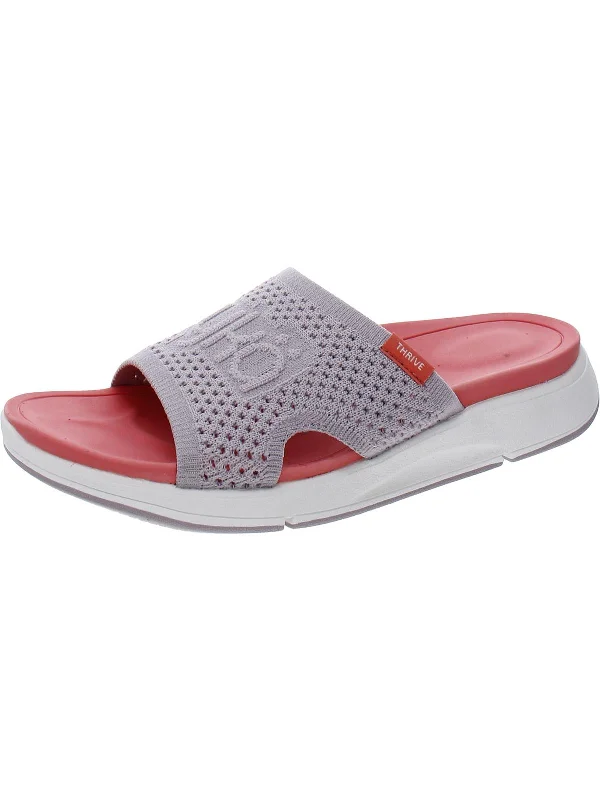 Women's Effortless Slip-Ons Thrive Slide Womens Open Toe Slip On Slide Sandals