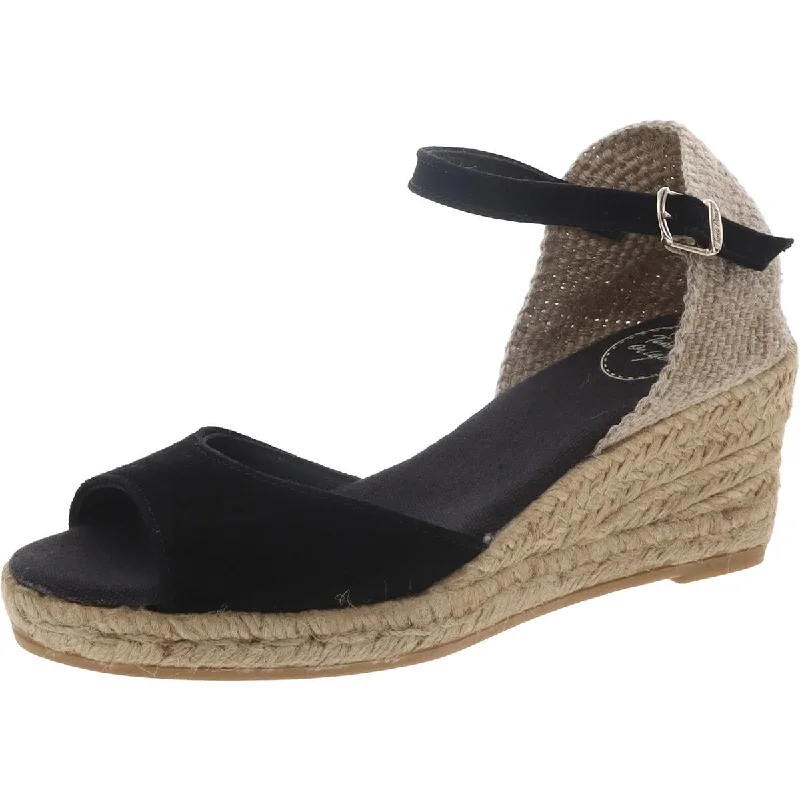 Fashion-Forward Offers Toni Pons Womens Suede Ankle Strap Wedge Sandals