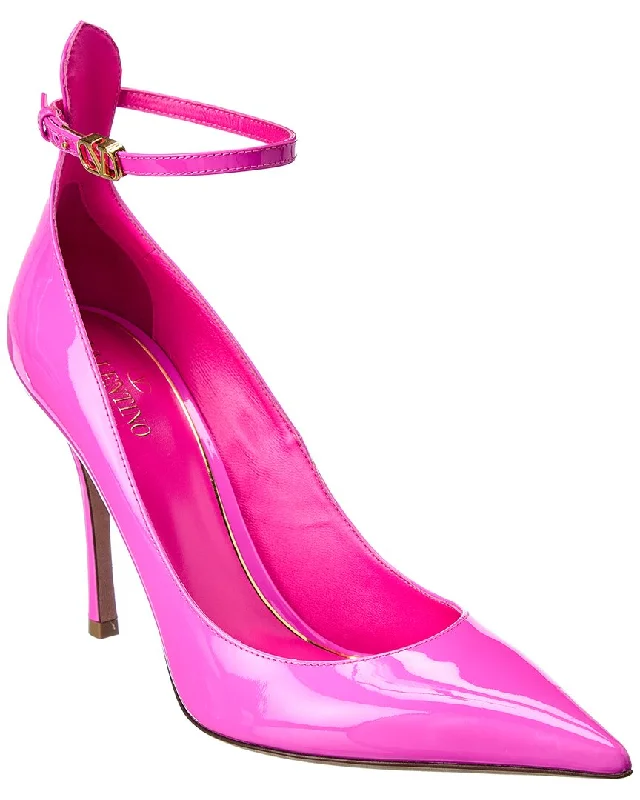 Must-Have Style Discounts Valentino VLogo 100 Patent Pump