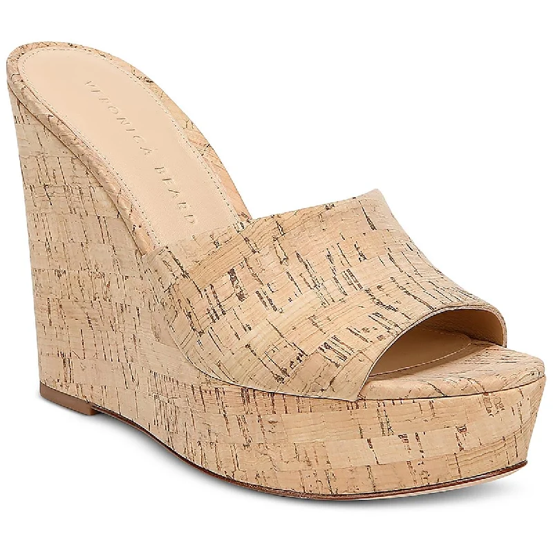 Must-Have Style Discounts Veronica Beard Womens Dali Cork Slip-On Wedge Sandals