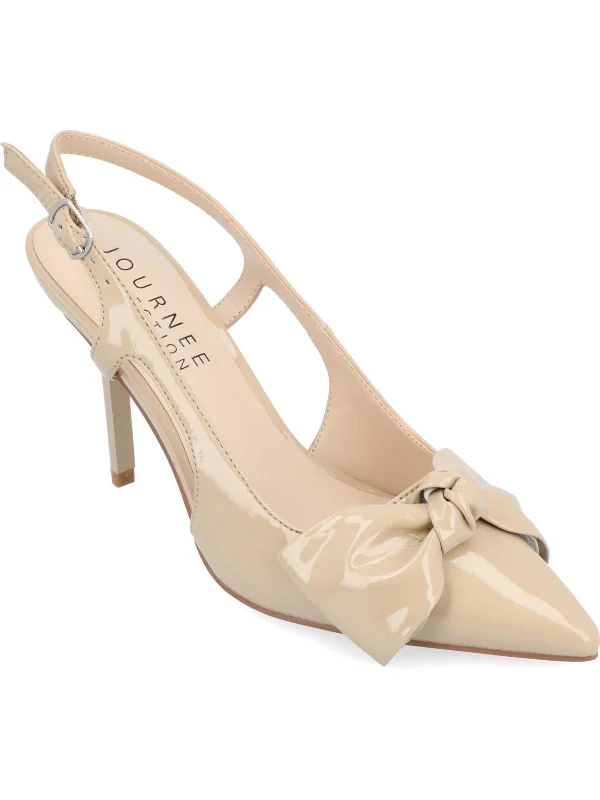 Vintage-Inspired Footwear Sale VIERA Womens Patent Leather Slingback Pumps