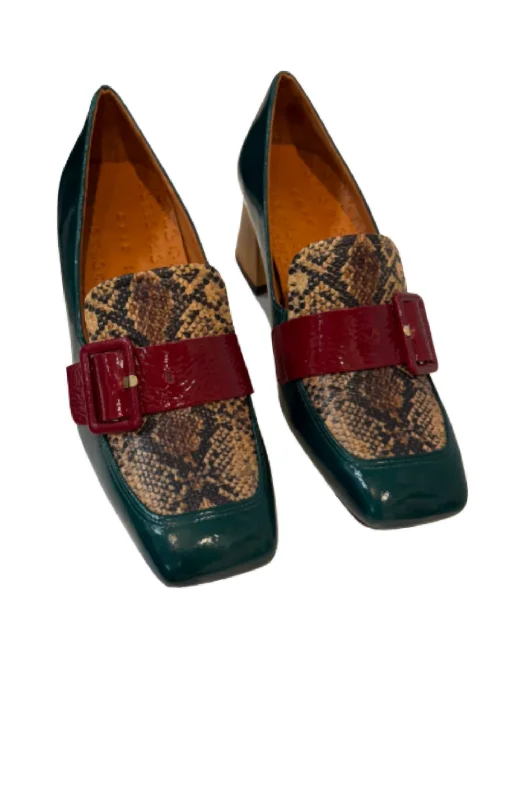 Vintage-Inspired Footwear Sale Women Vynte Leather Shoes In Forest