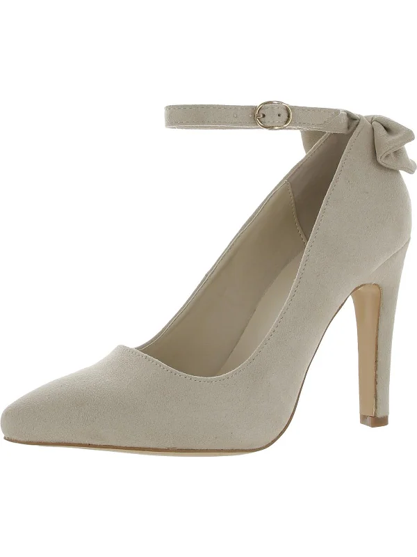 Fashion-Forward Offers Womens Faux Suede Pointed Toe Pumps