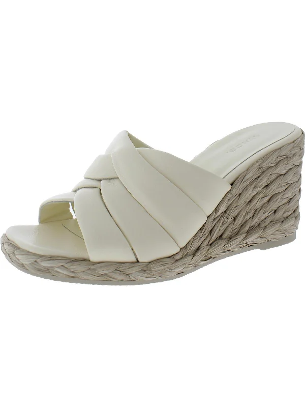 Mega Sales Womens Leather Mule Sandals