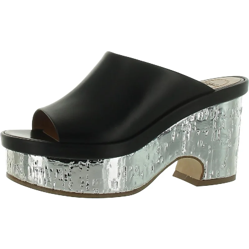 You'Ll Love Us Because Womens Leather Platform Clogs