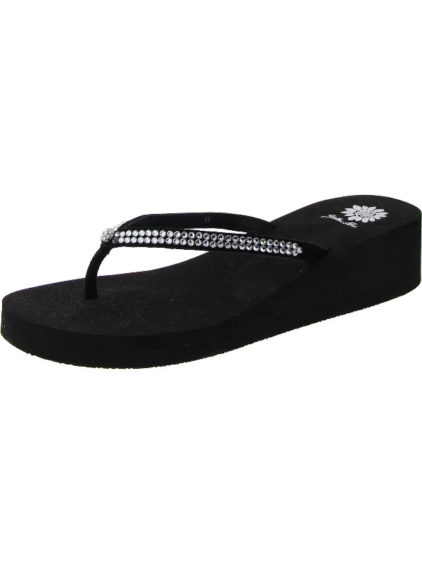 Limited Stock, Big Sale Womens Rhinestone Thong Flip-Flops